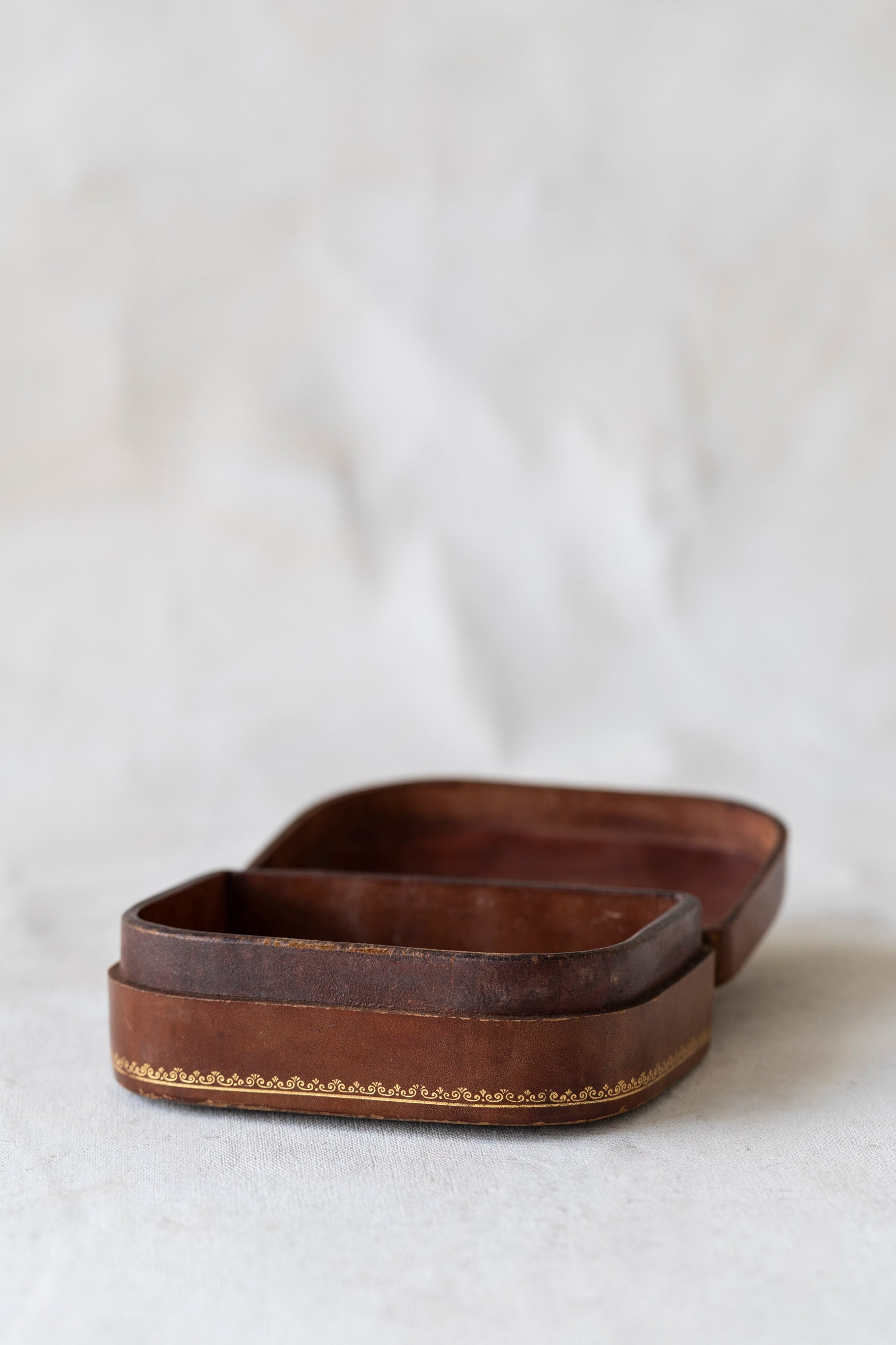 Vintage Italian Leather Box