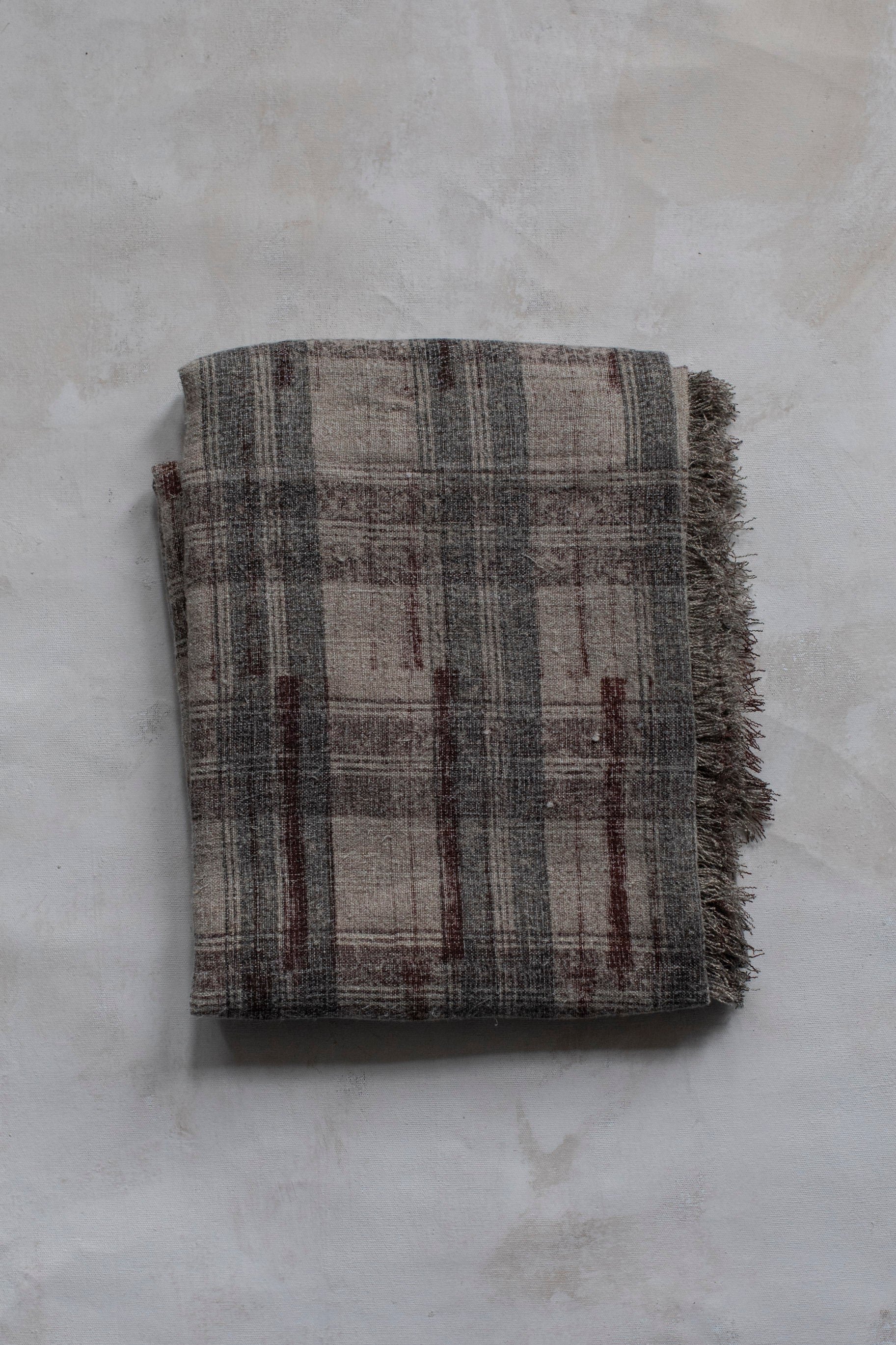 Vintage Linen Throw