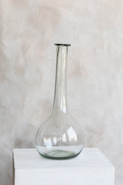 Vintage Long Neck Glass Vase