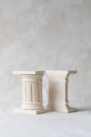 Vintage Marble Column Bookends