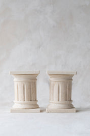 Vintage Marble Column Bookends