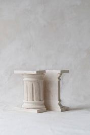 Vintage Marble Column Bookends