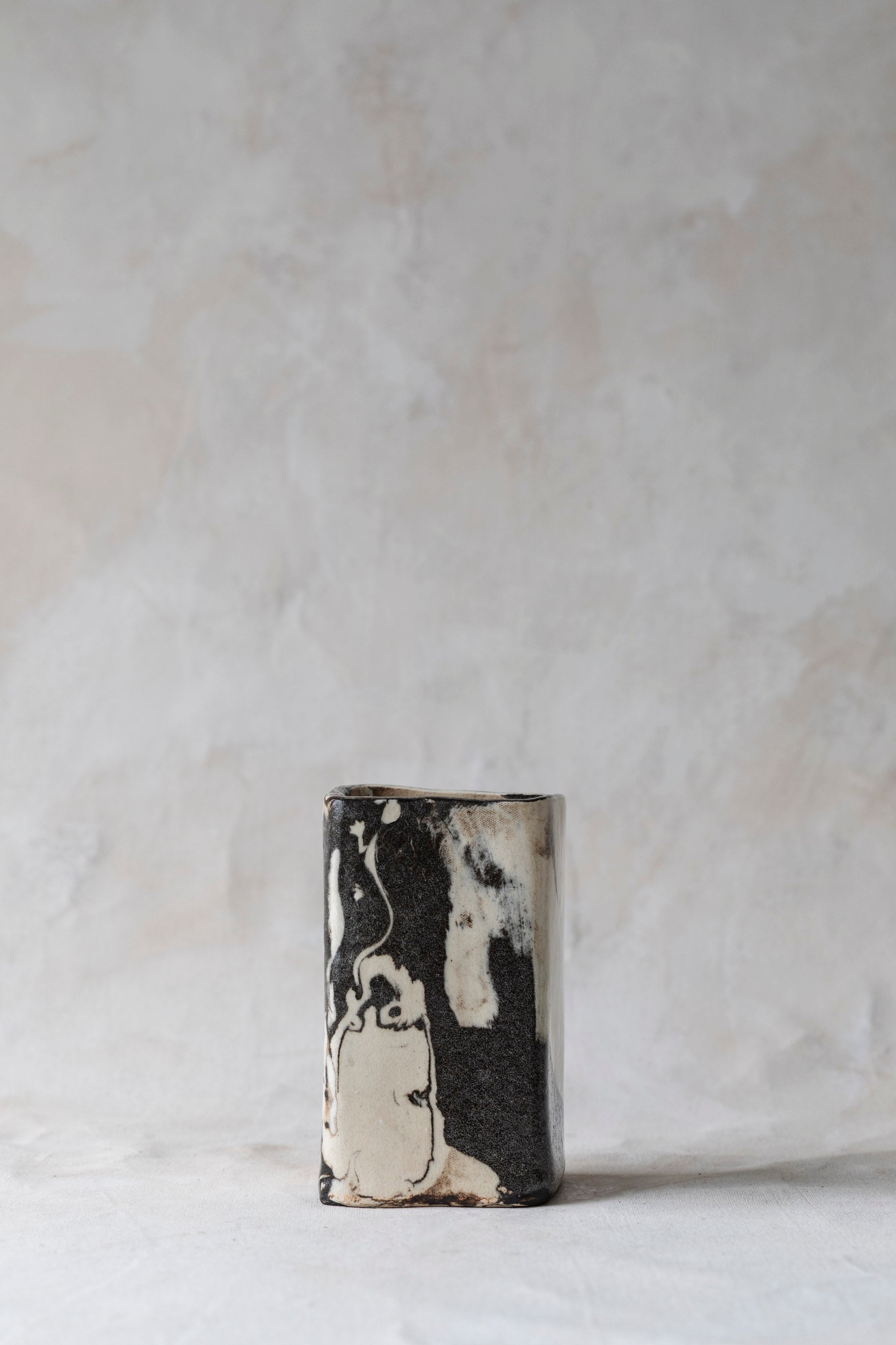 Vintage Handmade Marbled Vase
