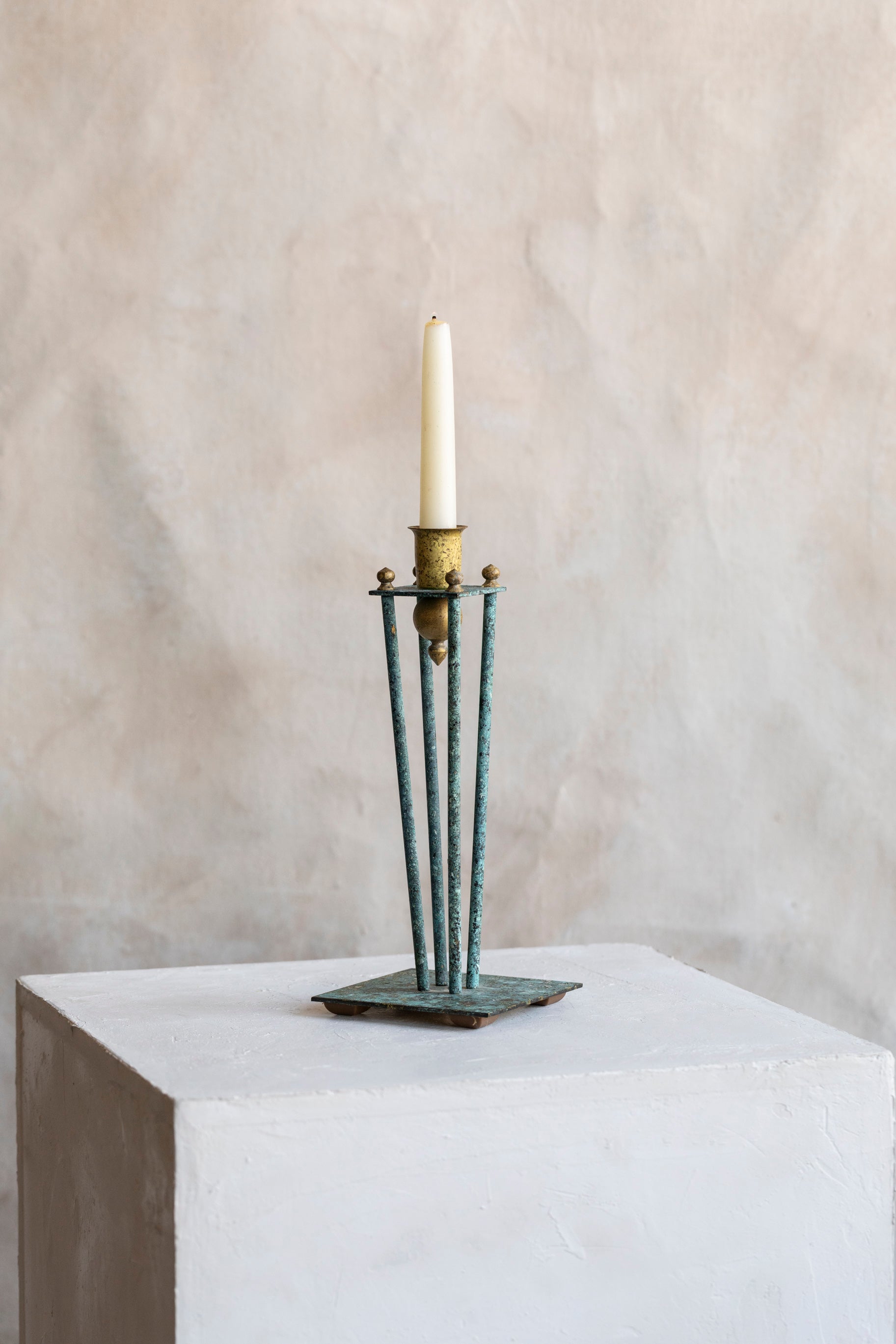 Vintage Post Modern Candlestick Pair