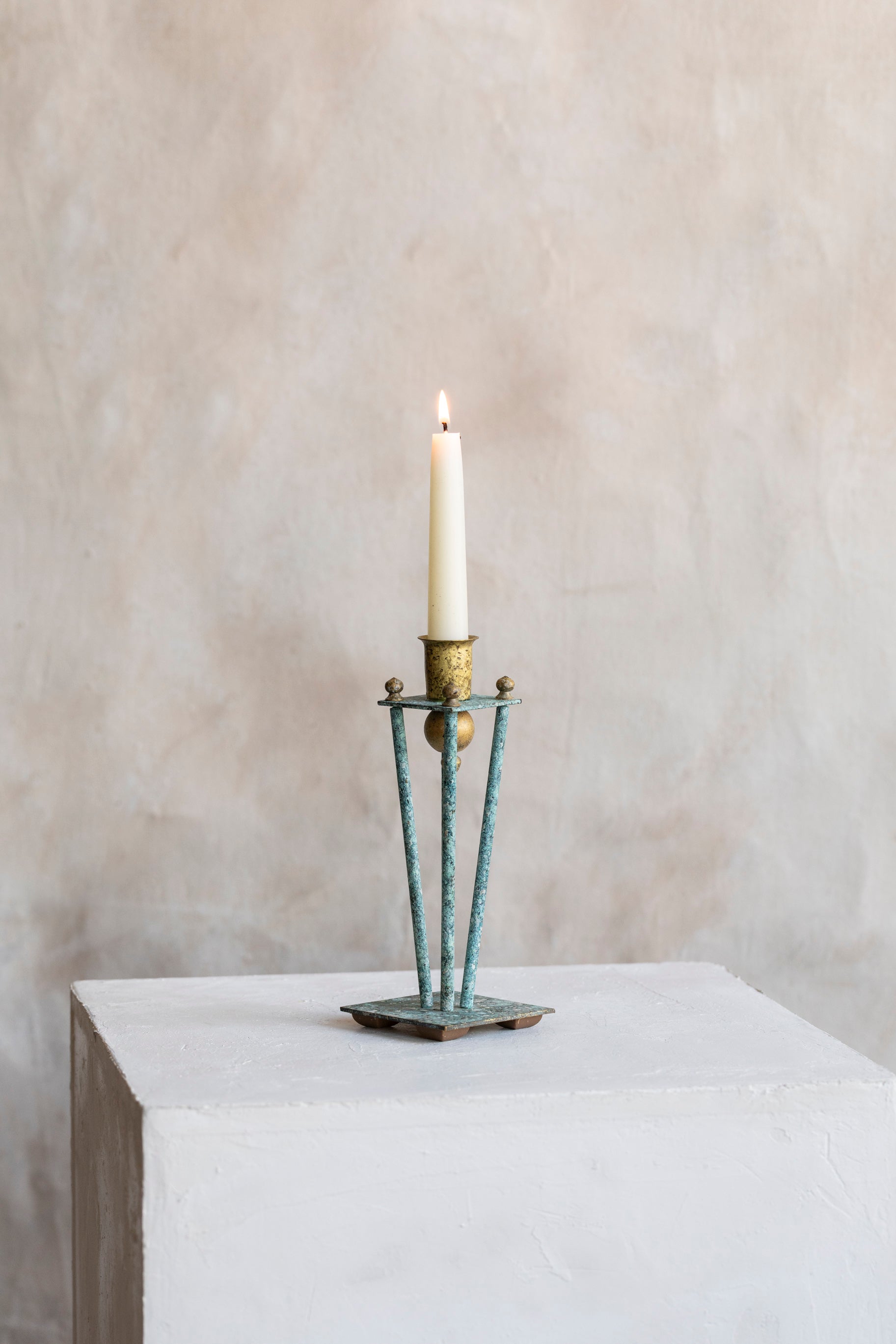 Vintage Post Modern Candlestick Pair