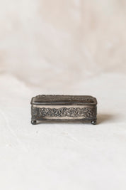 Antique Victorian Silver Trinket Box