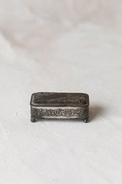 Antique Victorian Silver Trinket Box