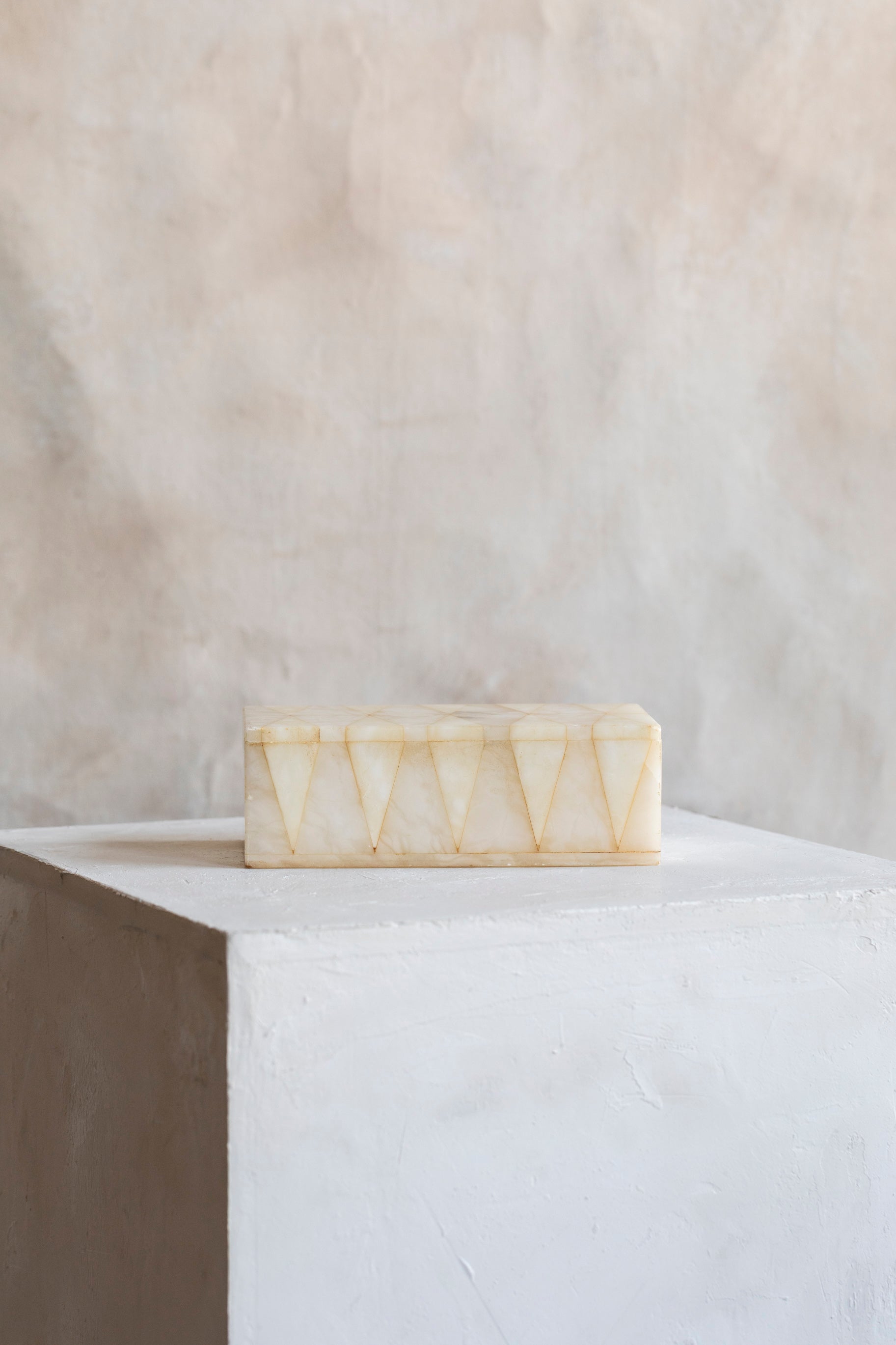 Vintage Lidded Onyx Box