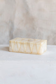 Vintage Lidded Onyx Box