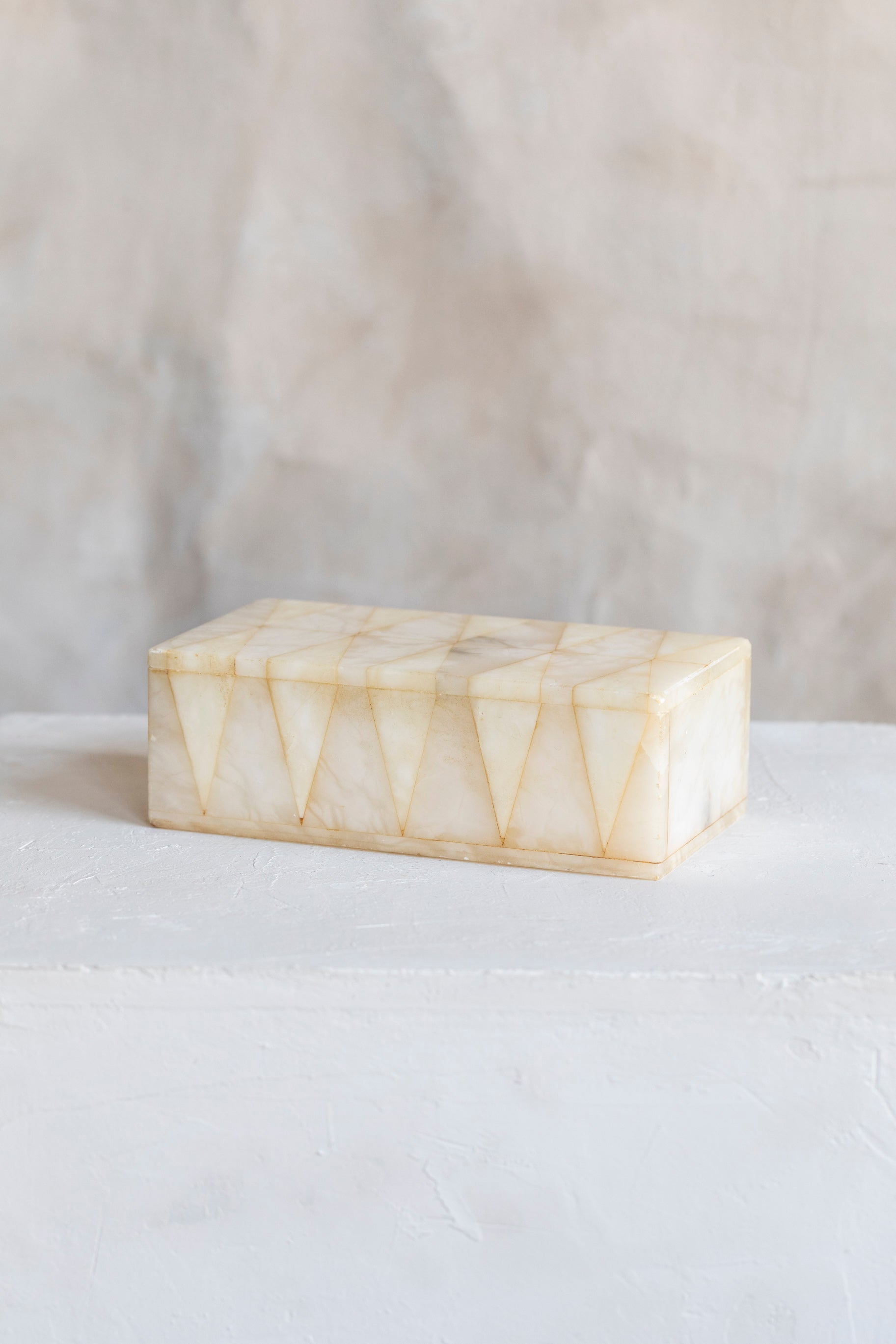 Vintage Lidded Onyx Box