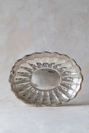 Vintage Oval Scalloped Dish