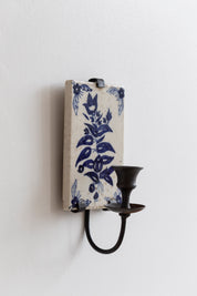 Vintage Portuguese Tile Wall Sconce
