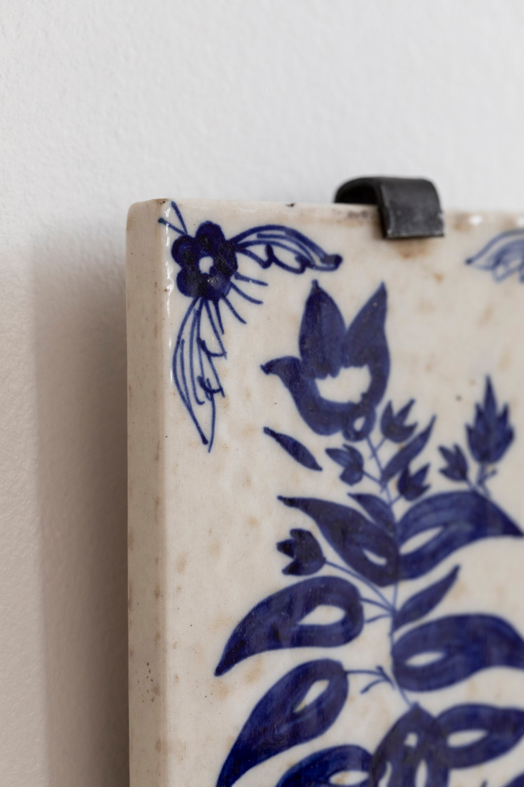 Vintage Portuguese Tile Wall Sconce