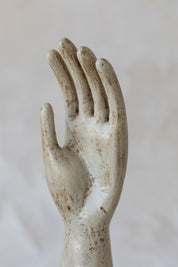 Vintage Painted Hand Sculpture