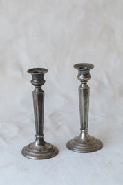 Vintage Silver Candlestick Pair