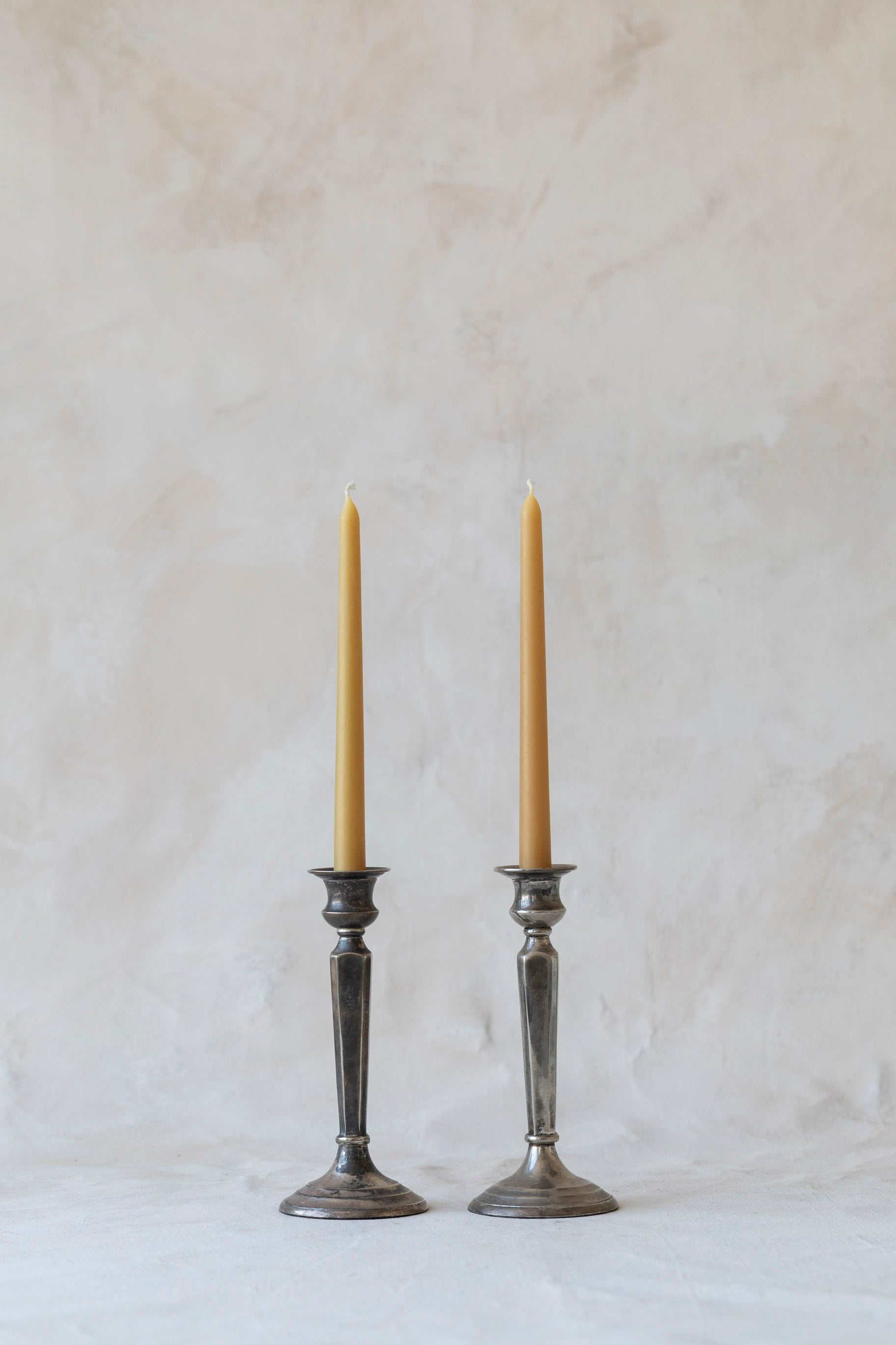 Vintage Silver Candlestick Pair