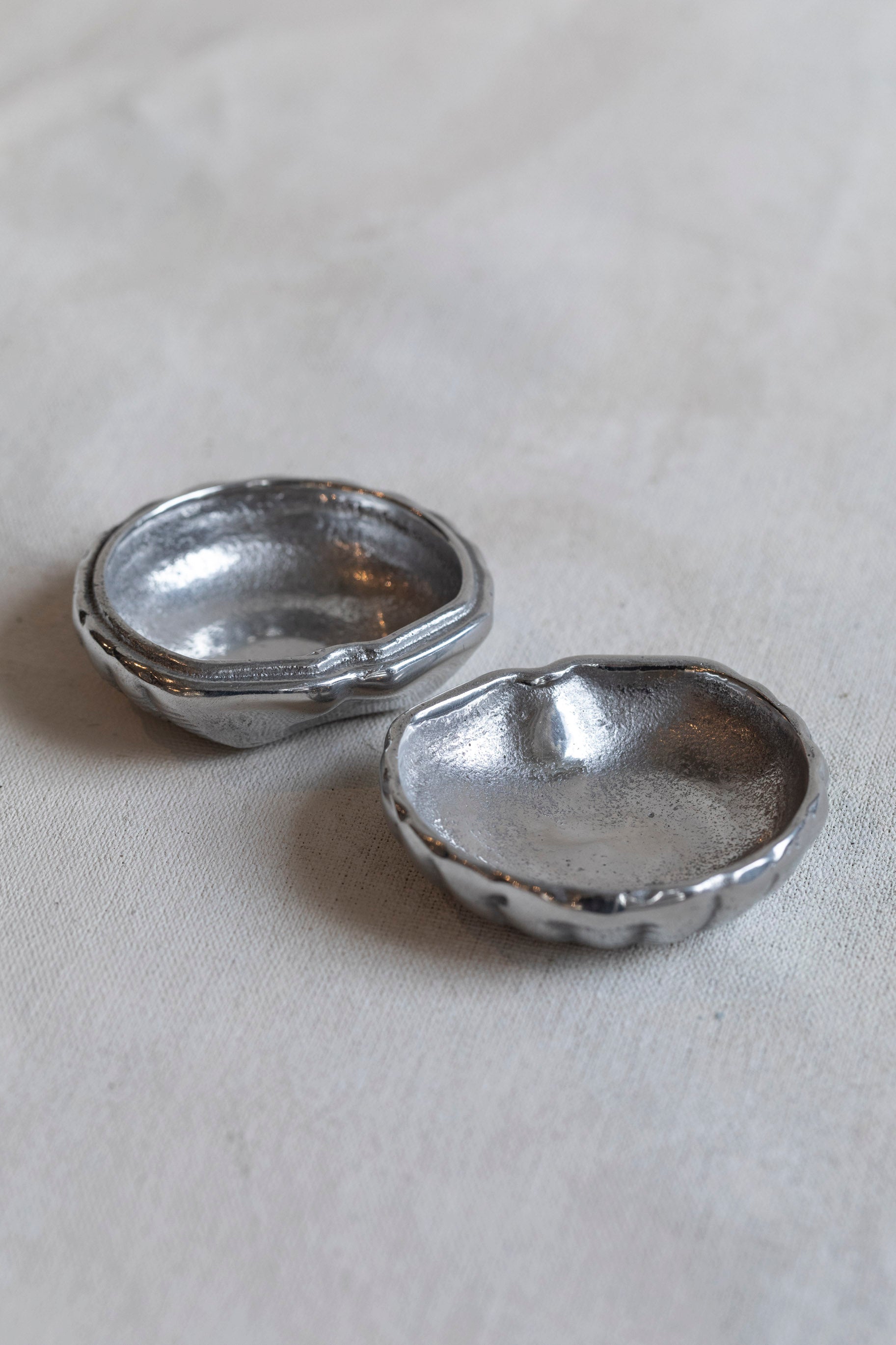 Vintage Pewter Shell Box