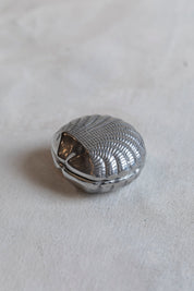 Vintage Pewter Shell Box