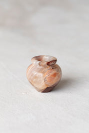 Vintage Mini Pink Onyx Pot
