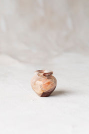 Vintage Mini Pink Onyx Pot
