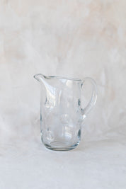 Vintage Handblown Polka Dot Pitcher