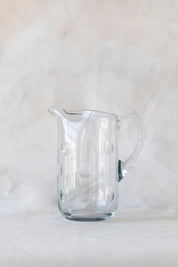 Vintage Handblown Polka Dot Pitcher