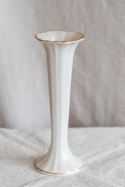 Vintage Tall Porcelain Bud Vase
