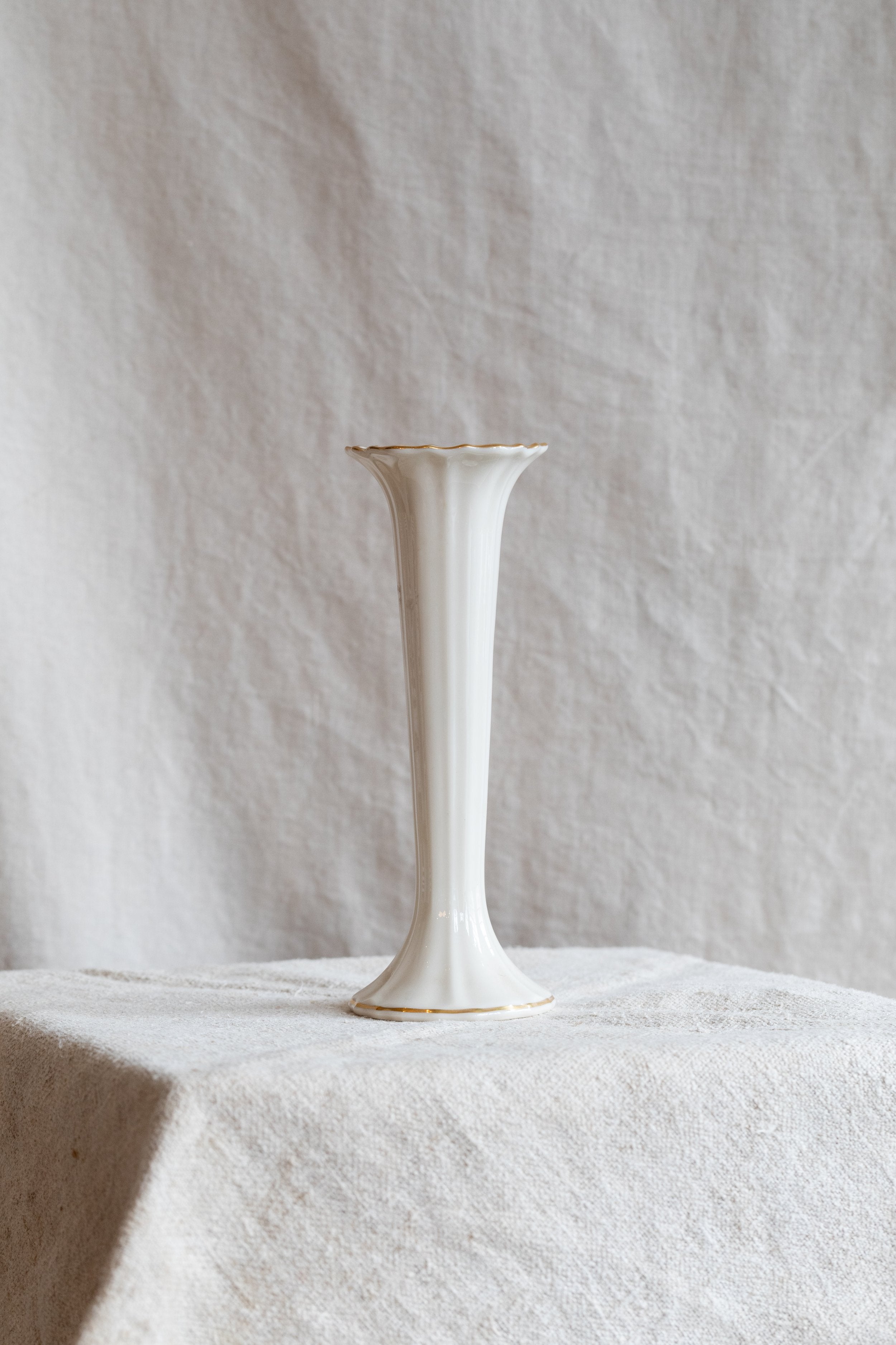 Vintage Tall Porcelain Bud Vase
