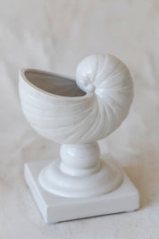 Vintage Ceramic Shell Planter
