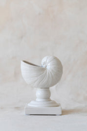 Vintage Ceramic Shell Planter