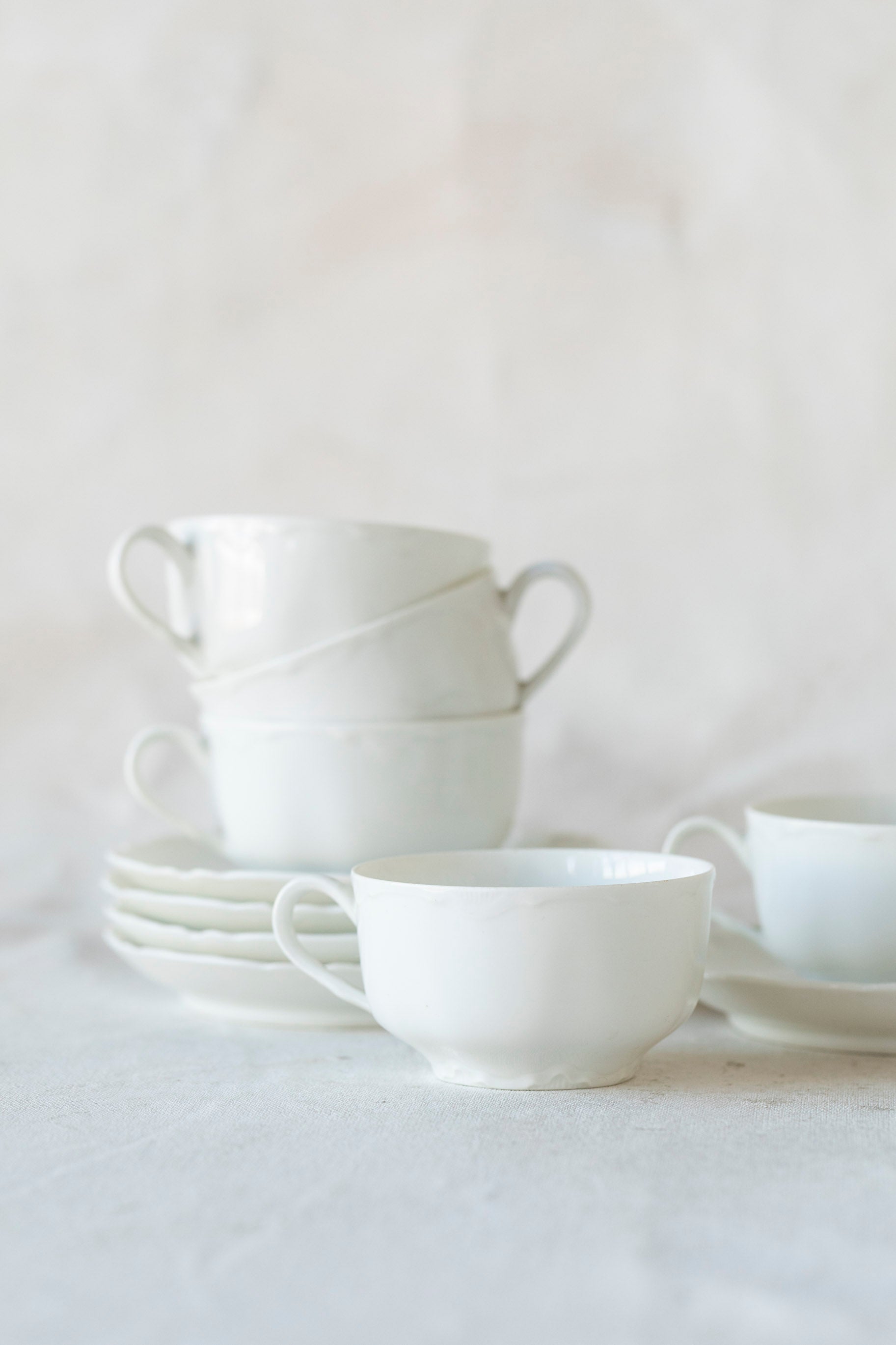 Vintage Porcelain Teacup Set