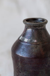 Vintage Short Raku Vase