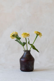 Vintage Short Raku Vase