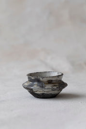 Vintage Grey Raku Cup