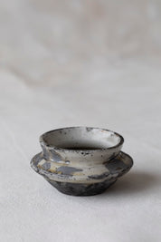 Vintage Grey Raku Cup