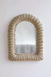 Vintage Rattan Mirror