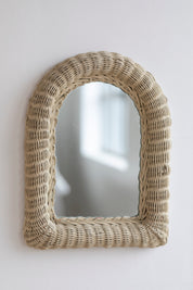 Vintage Rattan Mirror