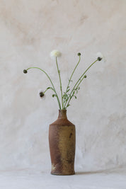 Vintage Red Bottle Vase