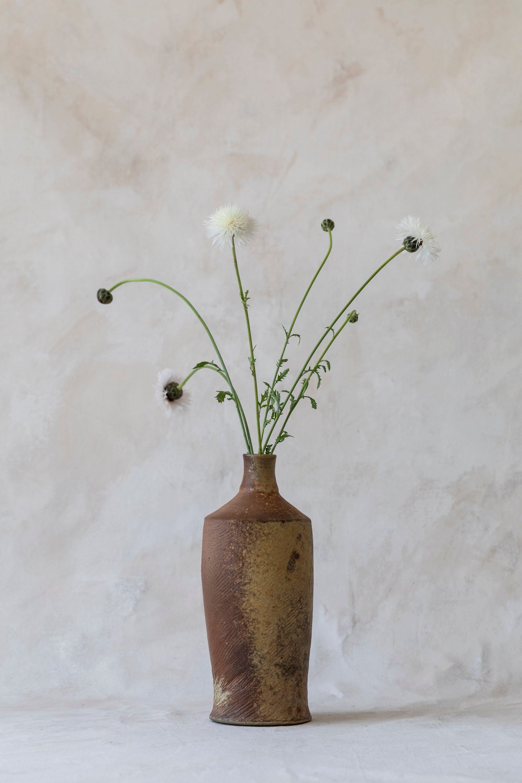 Vintage Red Bottle Vase