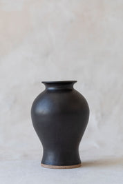 Vintage Black Vase