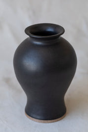 Vintage Black Vase