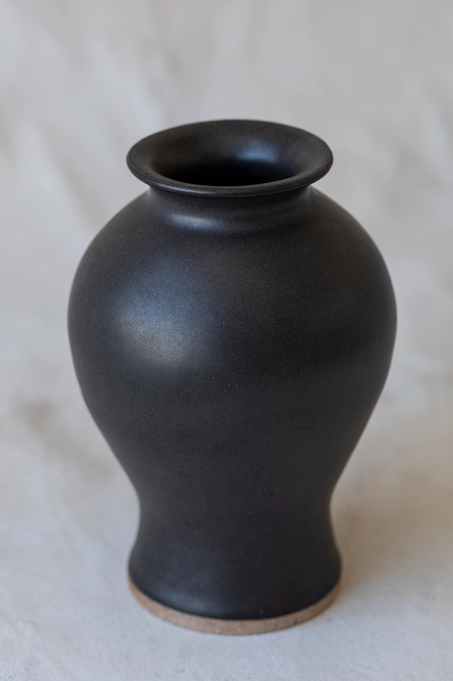 Vintage Black Vase