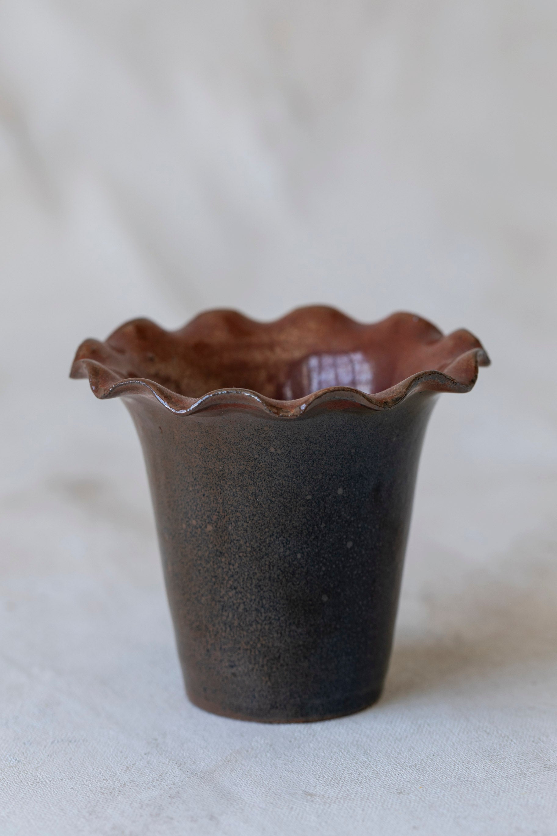 Vintage Ruffle Vessel