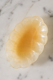 Vintage Scalloped Onyx Soap Dish