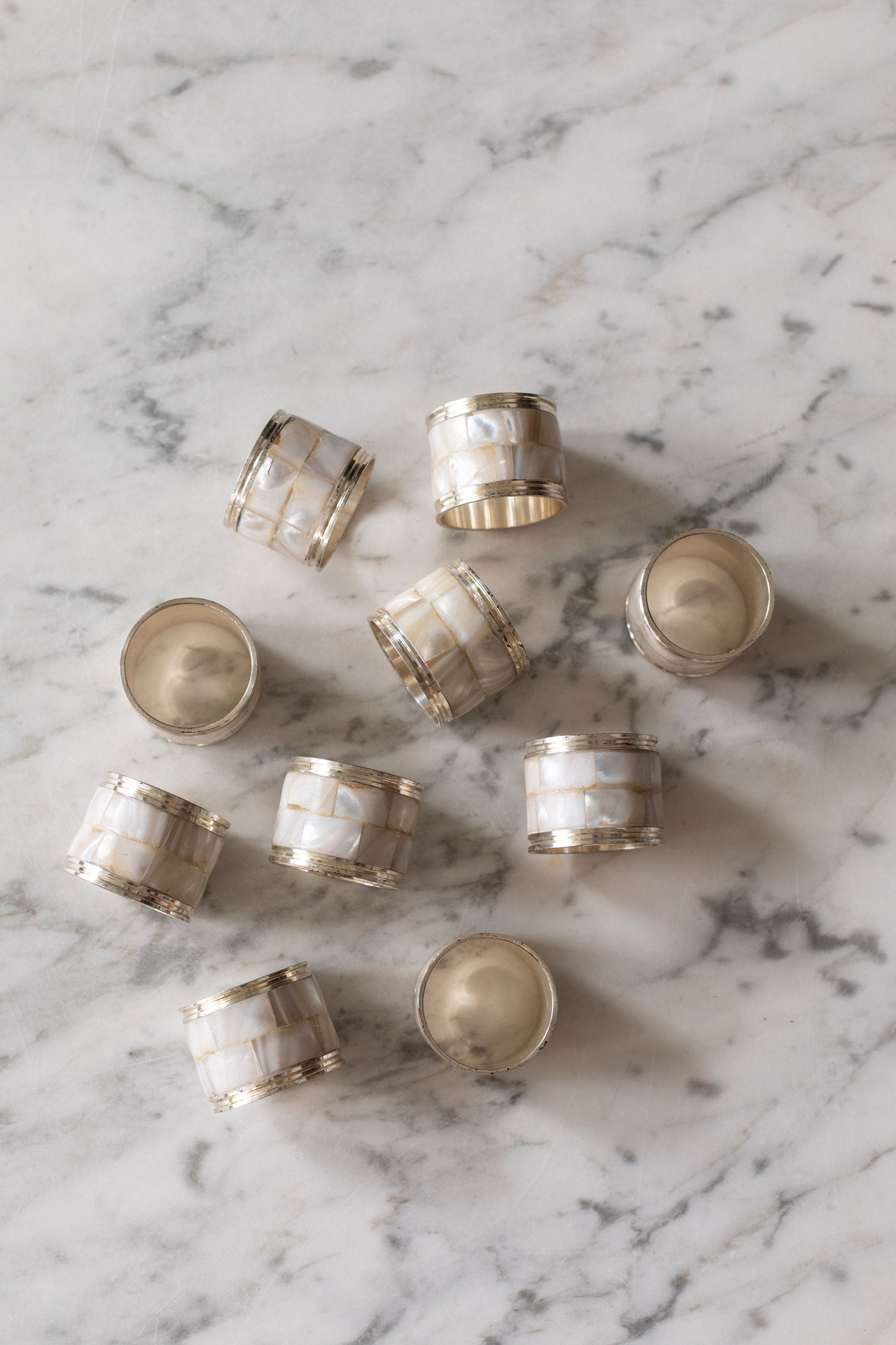Vintage Shell Napkin Rings
