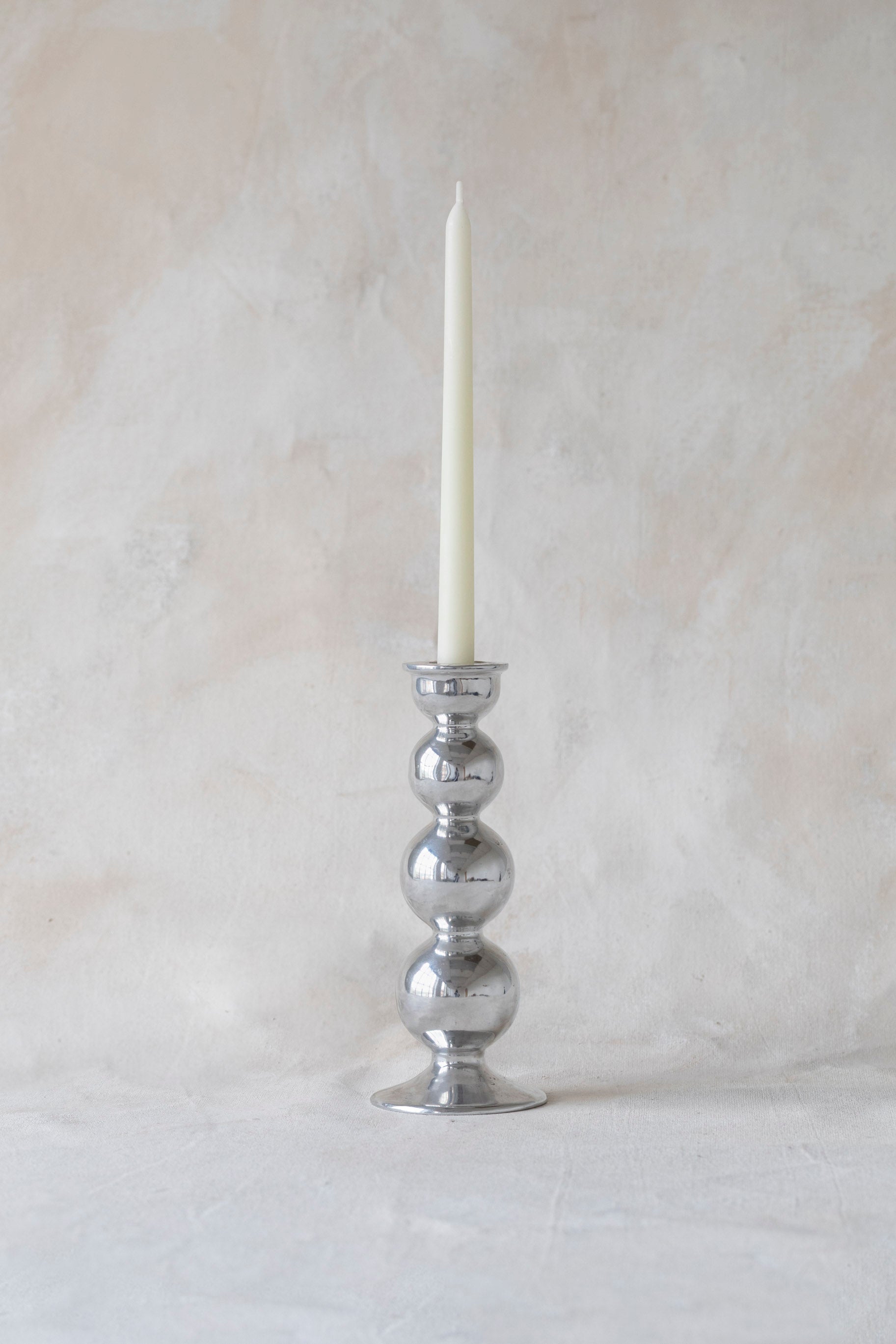 Vintage Stacked Orb Candlestick