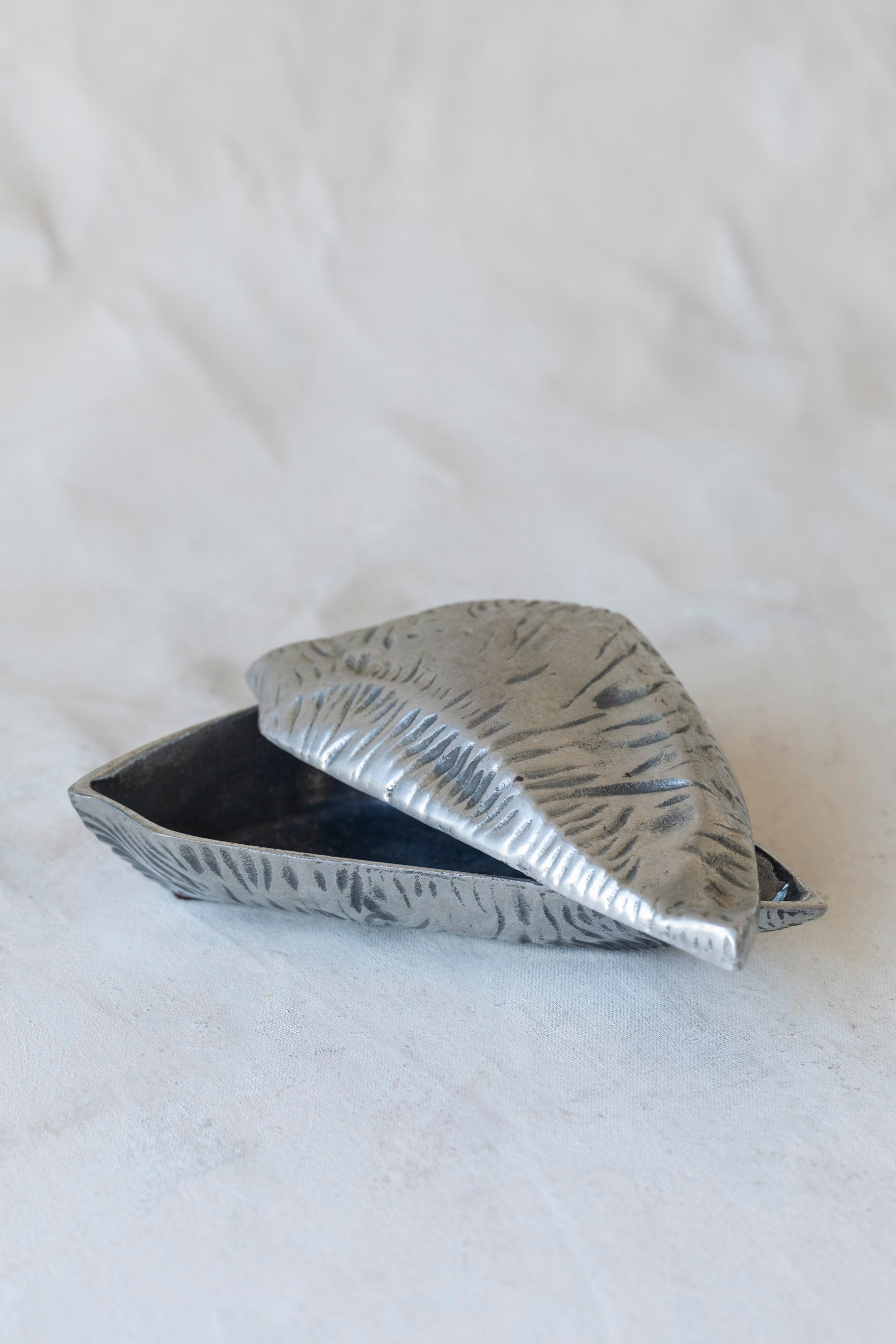 Vintage Aluminum Lidded Box