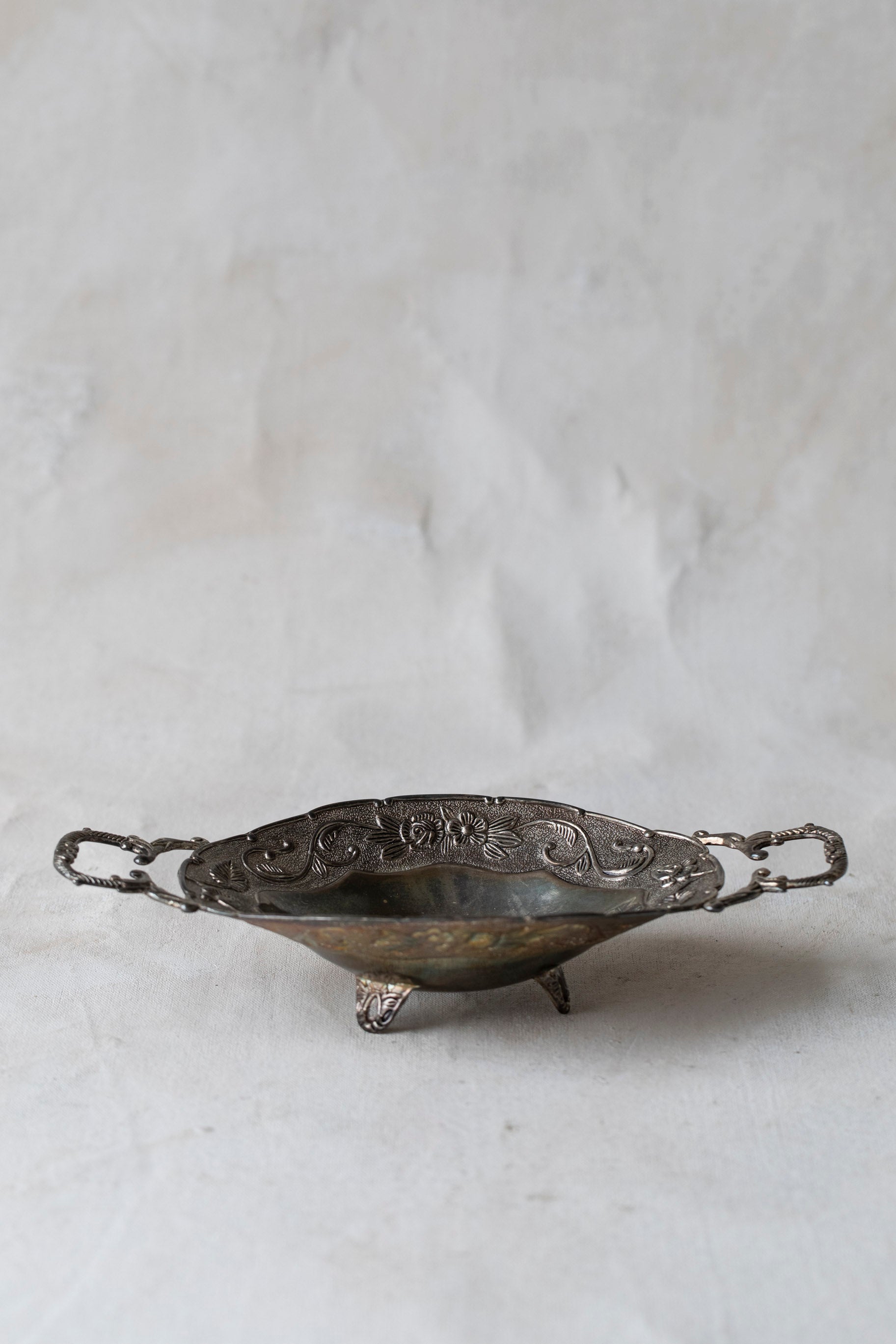 Vintage Silver Footed Bowl
