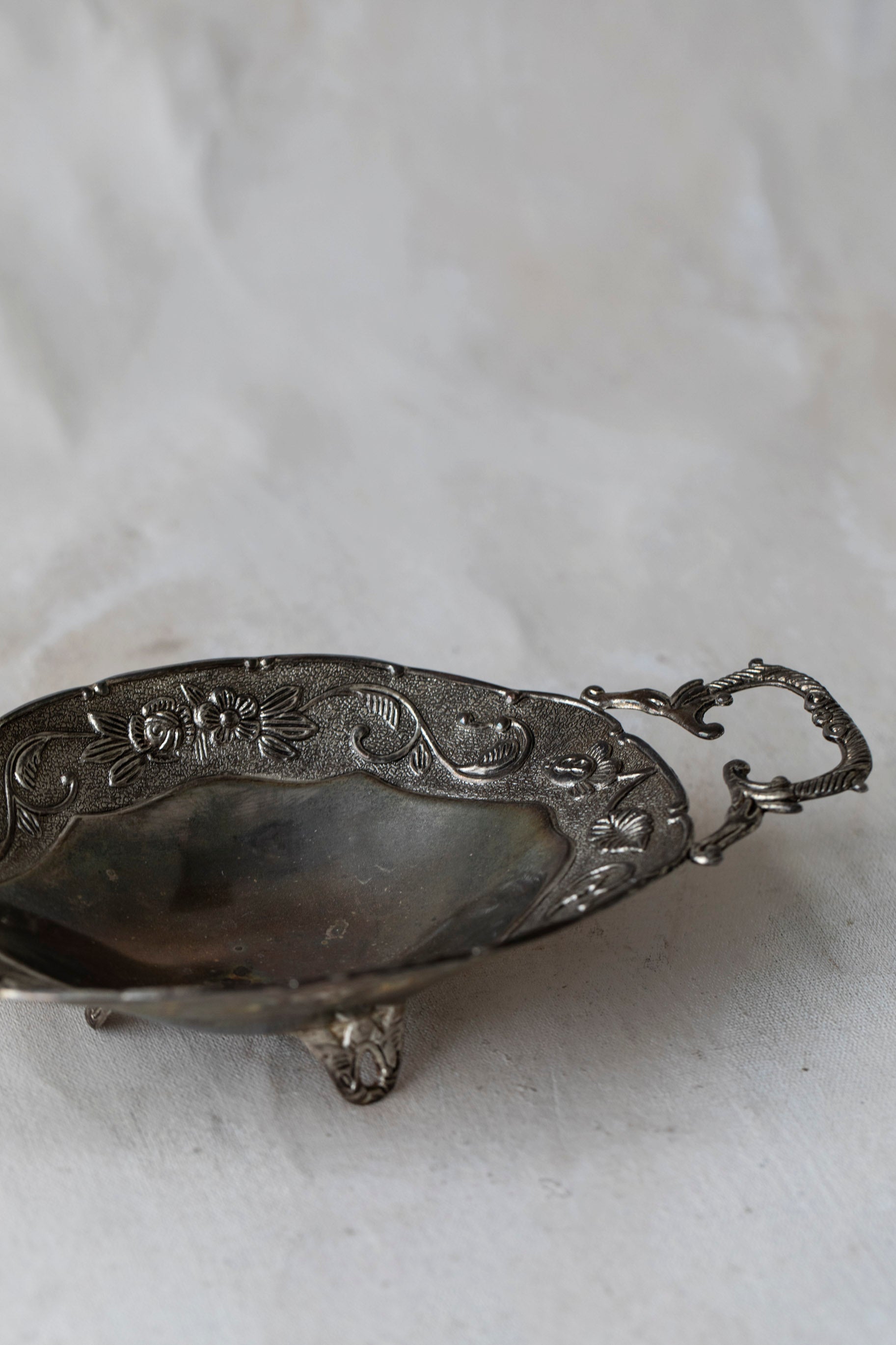 Vintage Silver Footed Bowl