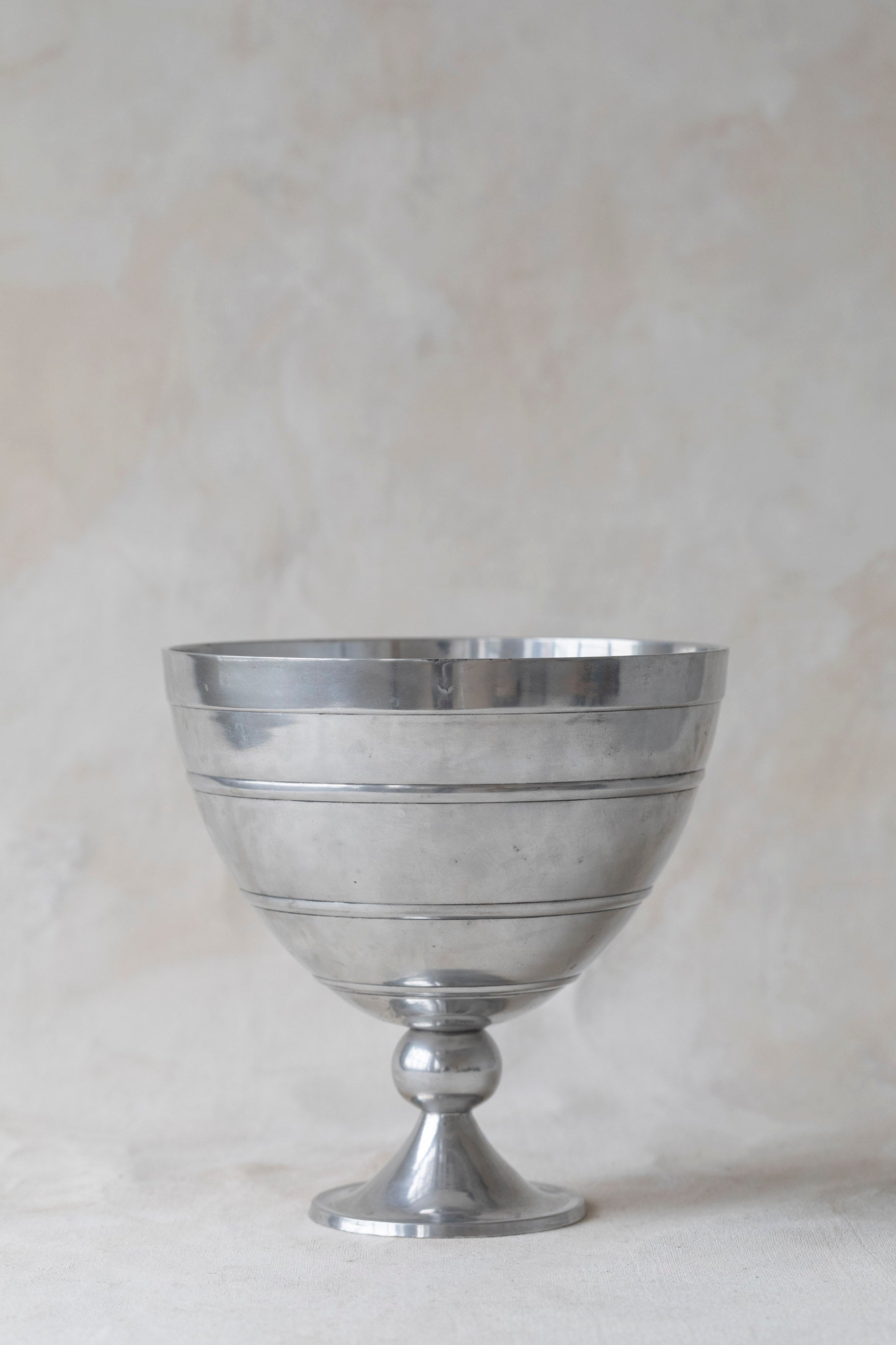 Vintage Pewter Pedestal Bowl